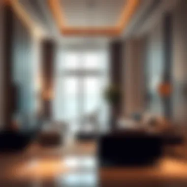 Luxurious interior of a residence at Adagio the Palm, highlighting modern living spaces