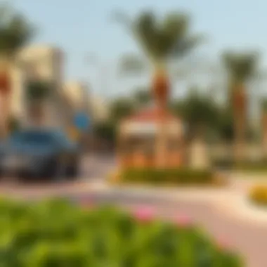 Al Barsha Community Scene Vibrant community scene in Al Barsha with parks and recreational areas