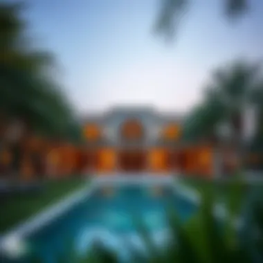 Luxurious Villa in Al Khawaneej Luxurious villa in Al Khawaneej surrounded by lush greenery