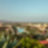 A panoramic view of Al Khawaneej showcasing its blend of nature and modern architecture