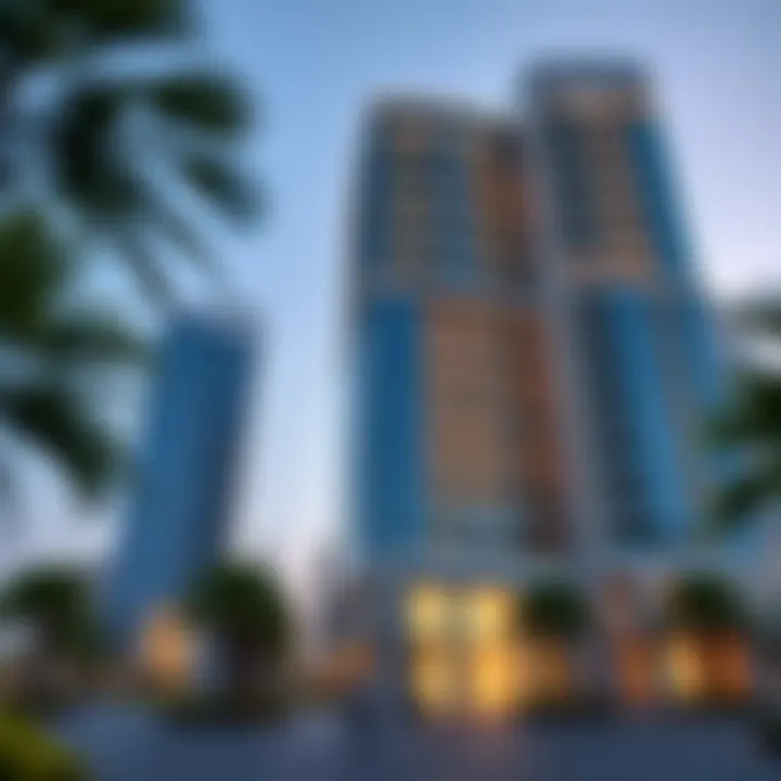 Exterior view of Al Saeed Tower 2 showcasing its modern architecture