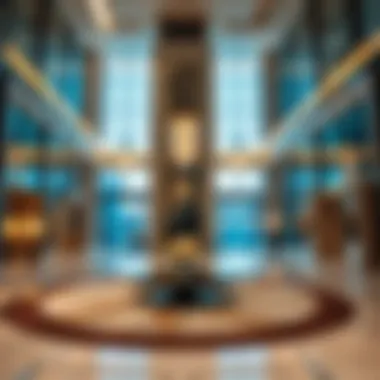 Luxurious lobby area of Al Saeed Tower 2 highlighting its elegant design