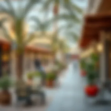 Vibrant community spaces within Al-Falah