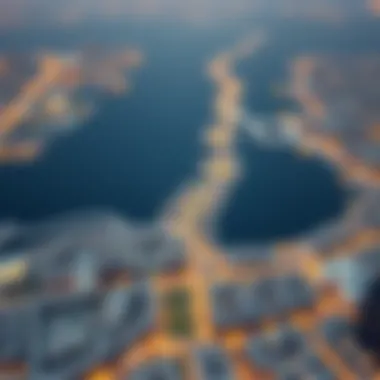 Map highlighting the strategic location of Al-Falah in Dubai