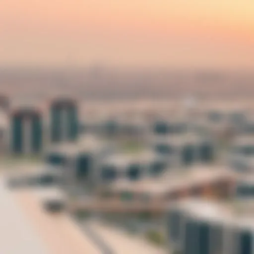 Panoramic view of Al-Falah showcasing modern architecture