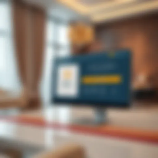 Modern digital interface for online Ejari renewal