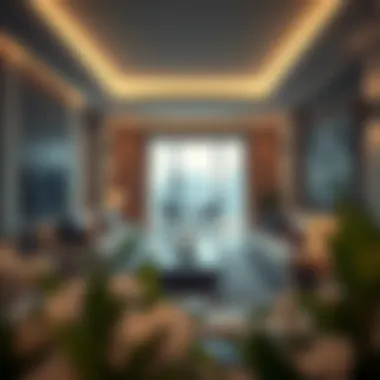 Luxurious Interiors of Creek Rise Tower Interior design of Creek Rise Tower highlighting luxury living spaces