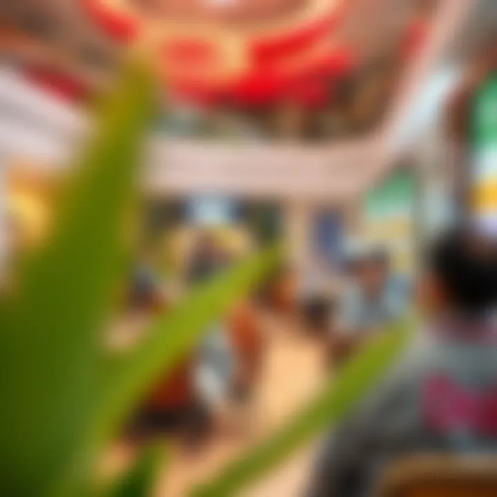 Event space within Dragon Mall hosting a community gathering