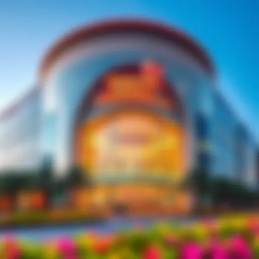 Exterior view of Dragon Mall showcasing its modern architecture