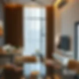 Modern 1 BHK apartment interior design