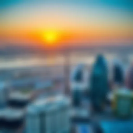 A panoramic view of Al Barsha showcasing its skyline and modern architecture