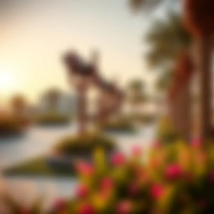 Vibrant community spaces in the park