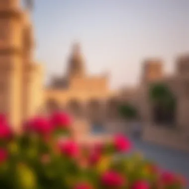 Historical Context of Bab Al Rayan Historical landmarks surrounding Bab Al Rayan in Dubai