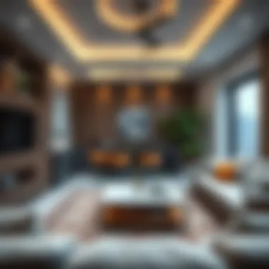 Modern Communal Living Area Modern communal living area in a Mankhool bed space