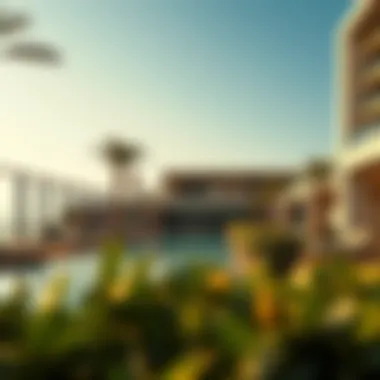 Luxurious amenities in Damac Hills 2, highlighting leisure facilities