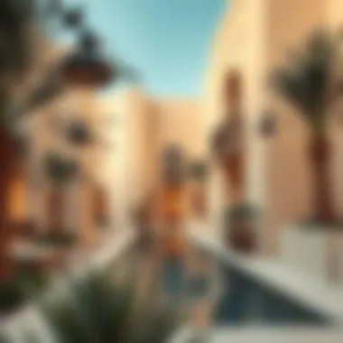 Distinctive architecture reflecting desert charm in Al Barsha