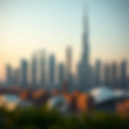 Dubai skyline showcasing architectural innovation