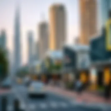 Global interactions in Dubai's bustling urban environment