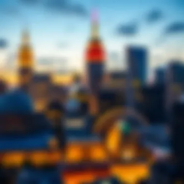 Impact of Iconic Buildings on Real Estate Dynamics Real estate trends illustrated by metropolitan skylines
