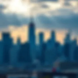 Stunning skyline featuring iconic skyscrapers