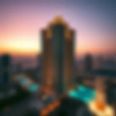 Dusk View of Imperial Residence Tower B Stunning view of Imperial Residence Tower B at dusk