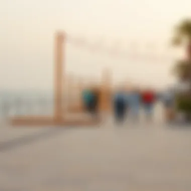 Cultural Events at Lamer Beach Cultural events and art installations along the promenade of Lamer Beach