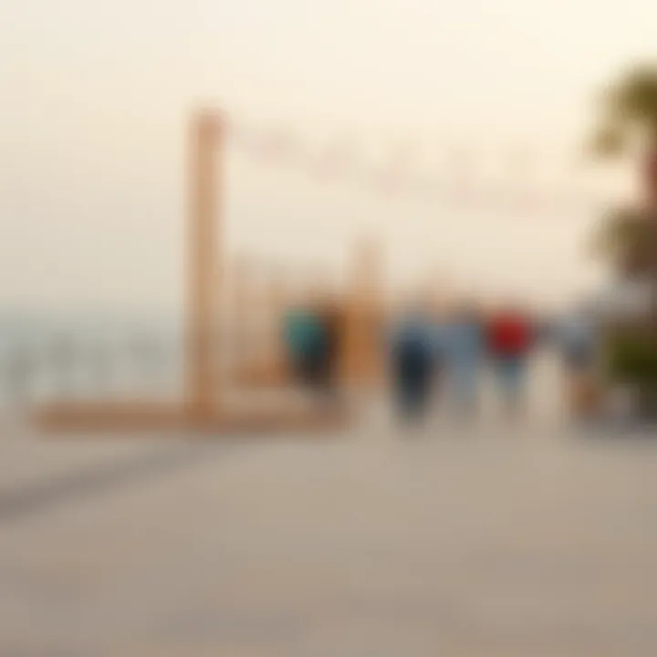 Cultural Events at Lamer Beach Cultural events and art installations along the promenade of Lamer Beach