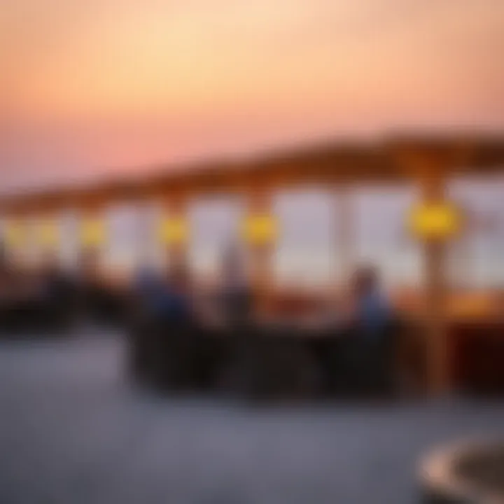 Beachfront Dining at Lamer Beach Luxurious beachfront dining options at Lamer Beach Jumeirah