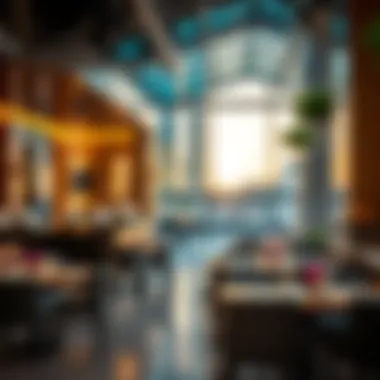 Upscale Dining and Retail Experiences in MBR City Upscale dining and retail establishments in the district