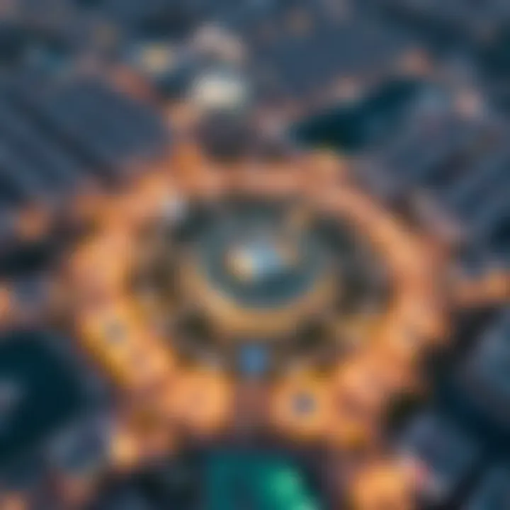 Aerial view showcasing the Nazma Project's location