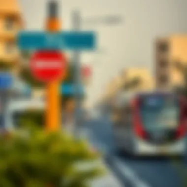 Convenient Transportation Links in Qusais Public transportation options near Qusais, emphasizing convenience for renters