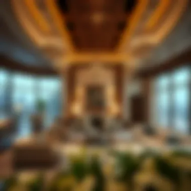 Luxurious Interiors of Palace Residences Elegant interior showcasing opulent living spaces