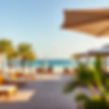 Vibrant beachfront amenities at Palm Jumaira