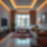 Stylish room interior in Al Quoz