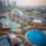 Aerial view of Dubai Silicon Oasis showcasing modern architecture