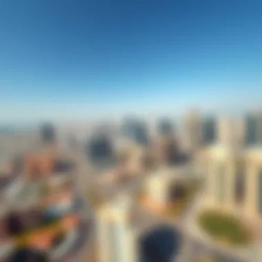 Aerial view of Dubai skyline showcasing Wasl Properties developments