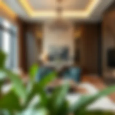 Luxurious interior design of a Wasl Properties apartment