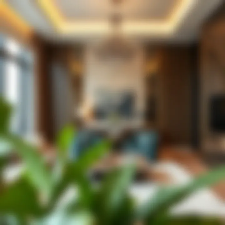 Luxurious interior design of a Wasl Properties apartment