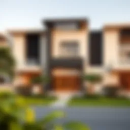 Exterior view of Fairway Villas showcasing modern architecture