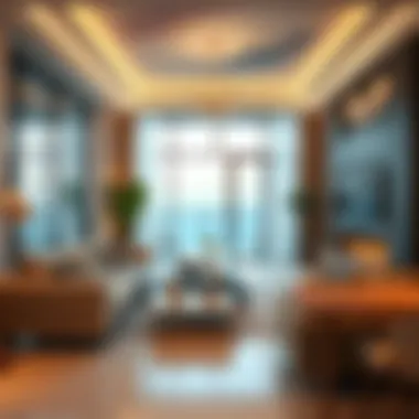 Modern Interior Design of Holiday Home Cozy and modern interior of a holiday home in Dubai