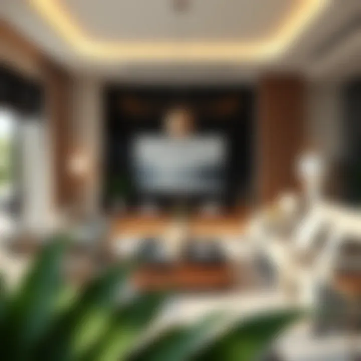 Interior design of a Fairway Villa highlighting luxury amenities