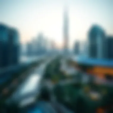 Dynamic Urban Landscape of Jewel of the Creek Modern skyline and urban development surrounding Jewel of the Creek