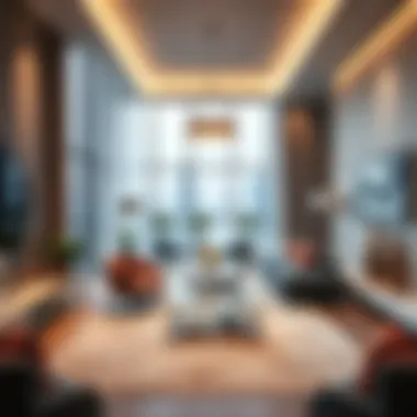Modern apartment interiors in JLT Cluster E highlighting luxury living