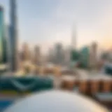 Panoramic view of Dubai's skyline showcasing modern architecture