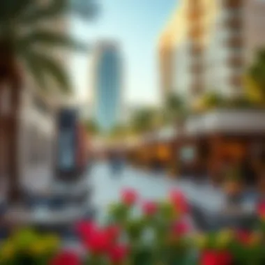 Dynamic Lifestyle and Community Around Liv Marina Vibrant community life around Liv Marina with cafes and parks