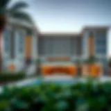 Exterior view of Ritz Carlton Residence showcasing its architectural elegance