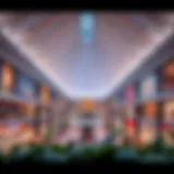 A panoramic view of Sahara Mall showcasing its architectural design