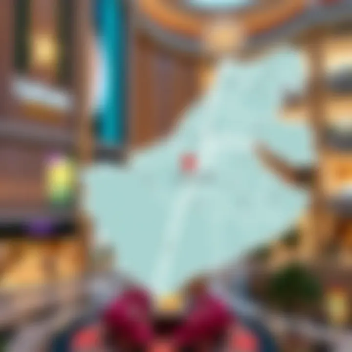 Sahara Mall's Strategic Significance A strategic map highlighting Sahara Mall's location in Dubai