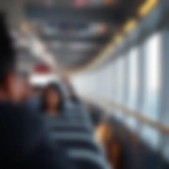 Passengers enjoying the ferry ride between Sharjah and Dubai