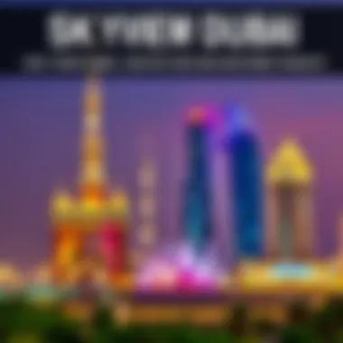 Sky View Dubai Compared to Other Landmarks Comparison chart of Sky View Dubai with other prominent landmarks in Dubai